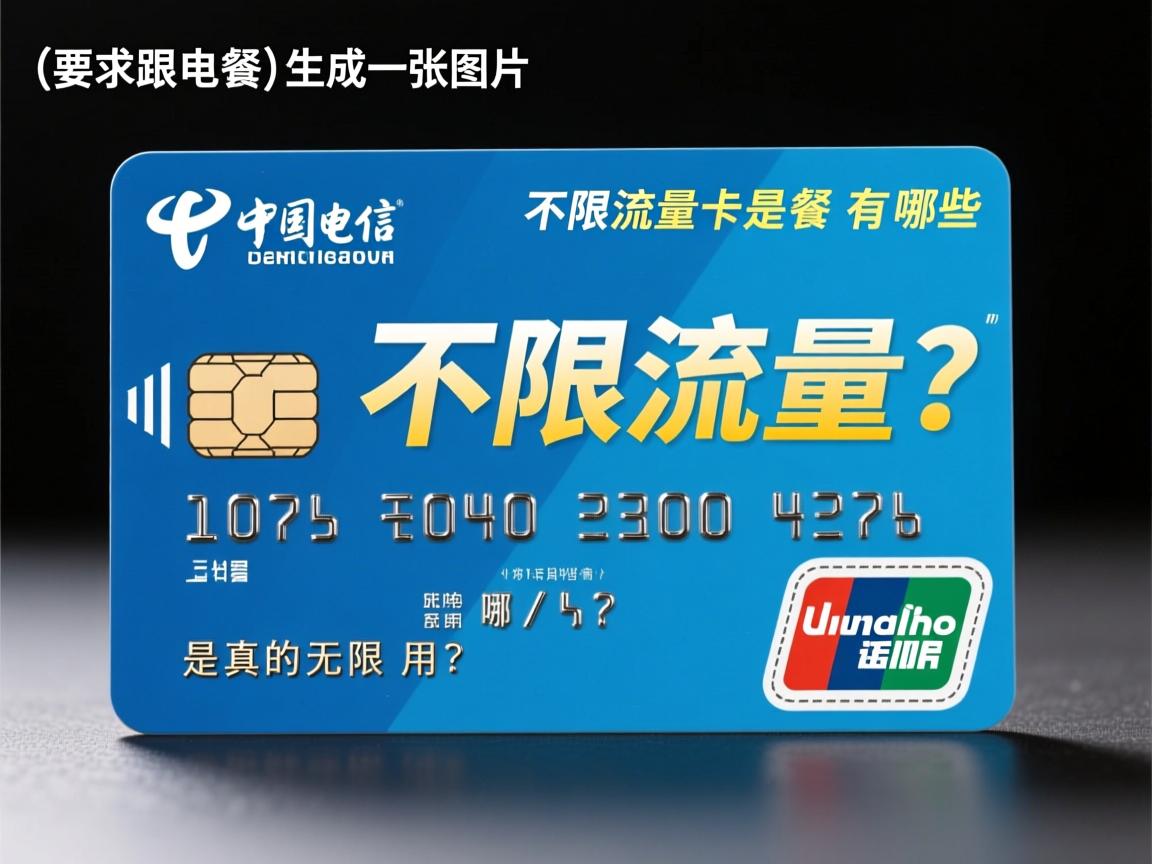 电信卡不限流量套餐有哪些？不限流量卡是真的无限用吗？