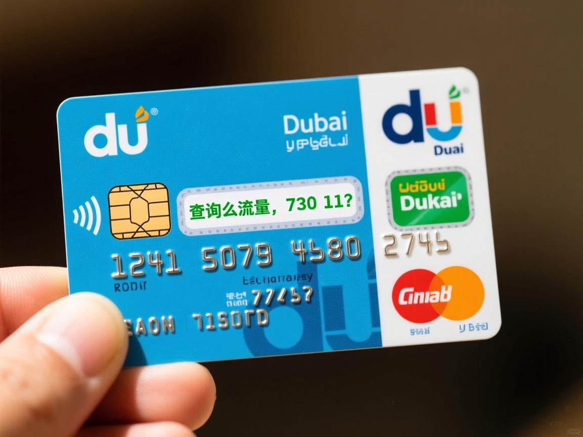 在迪拜使用du卡，怎么查询流量，余额如何查询，短信代码怎么发送？
