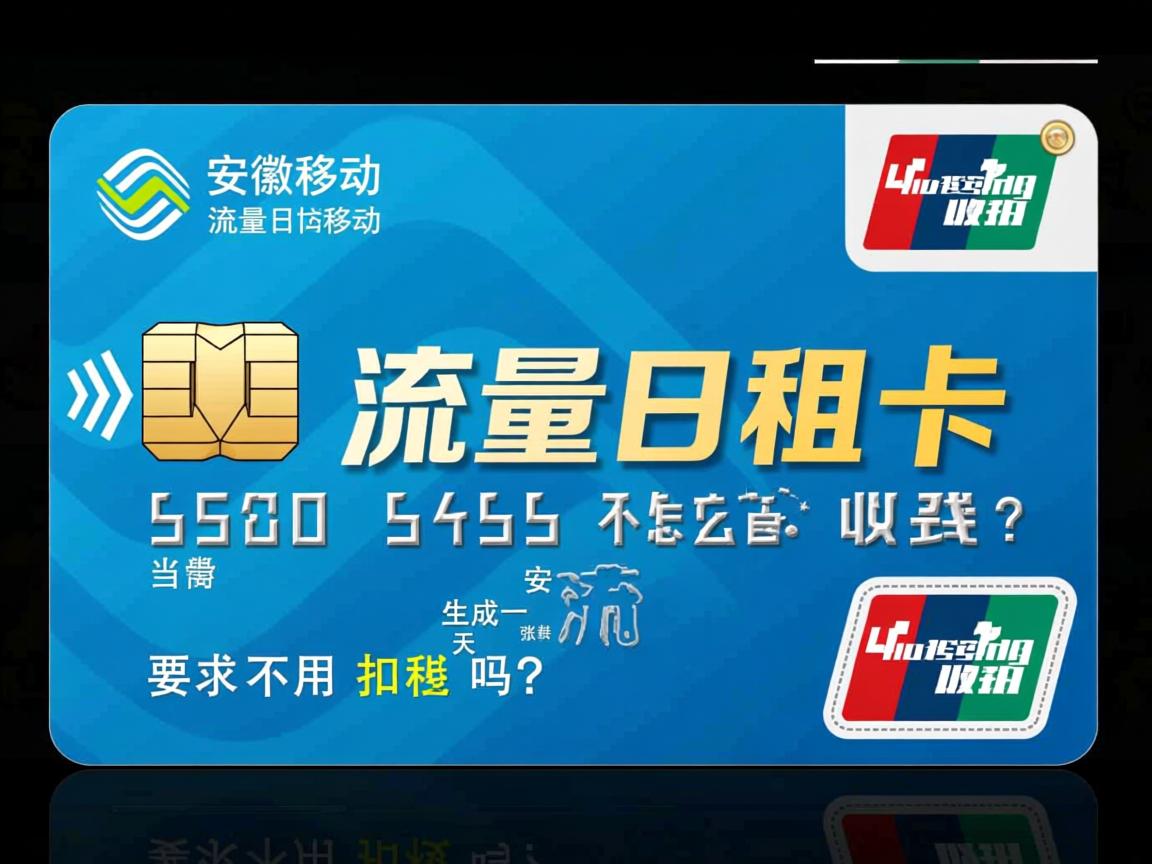 安徽移动流量日租卡 安徽移动流量日租卡怎么收费？安徽移动流量日租卡当天不用扣钱吗？