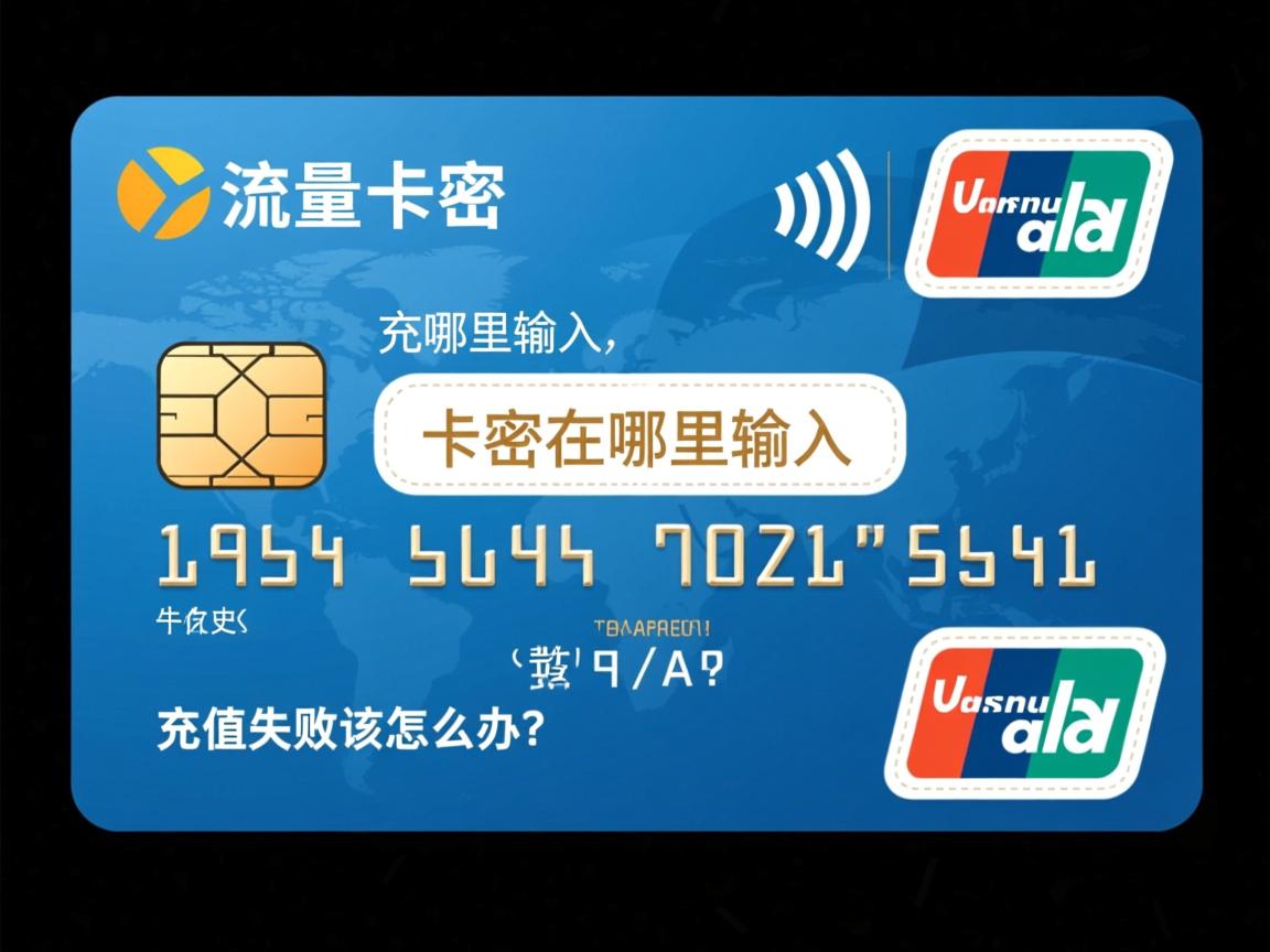 流量卡密怎么使用，卡密在哪里输入，充值失败该怎么办？