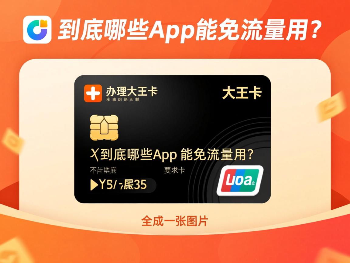 办理大王卡，到底哪些App能免流量用？