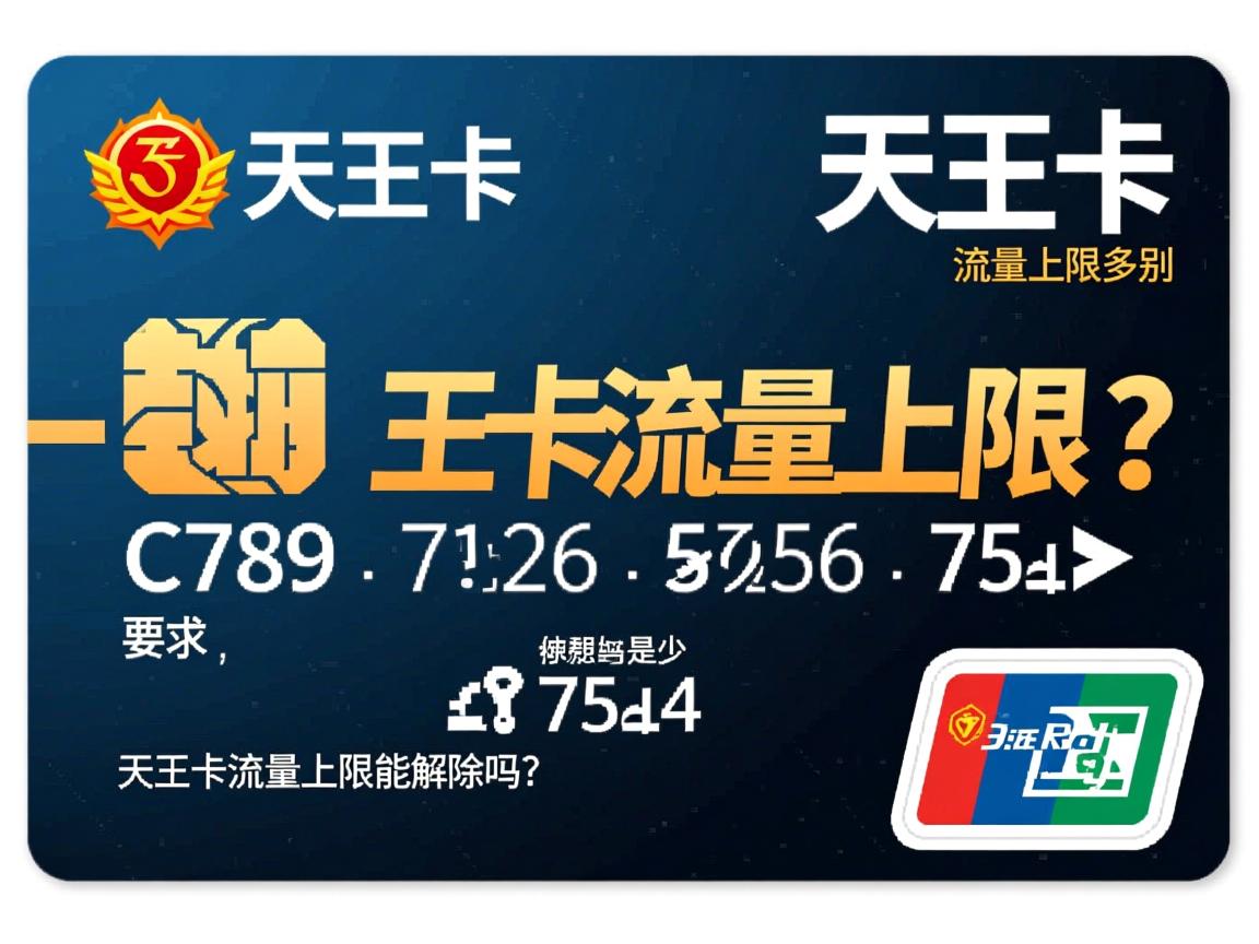 天王卡流量上限是多少_天王卡流量上限能解除吗？