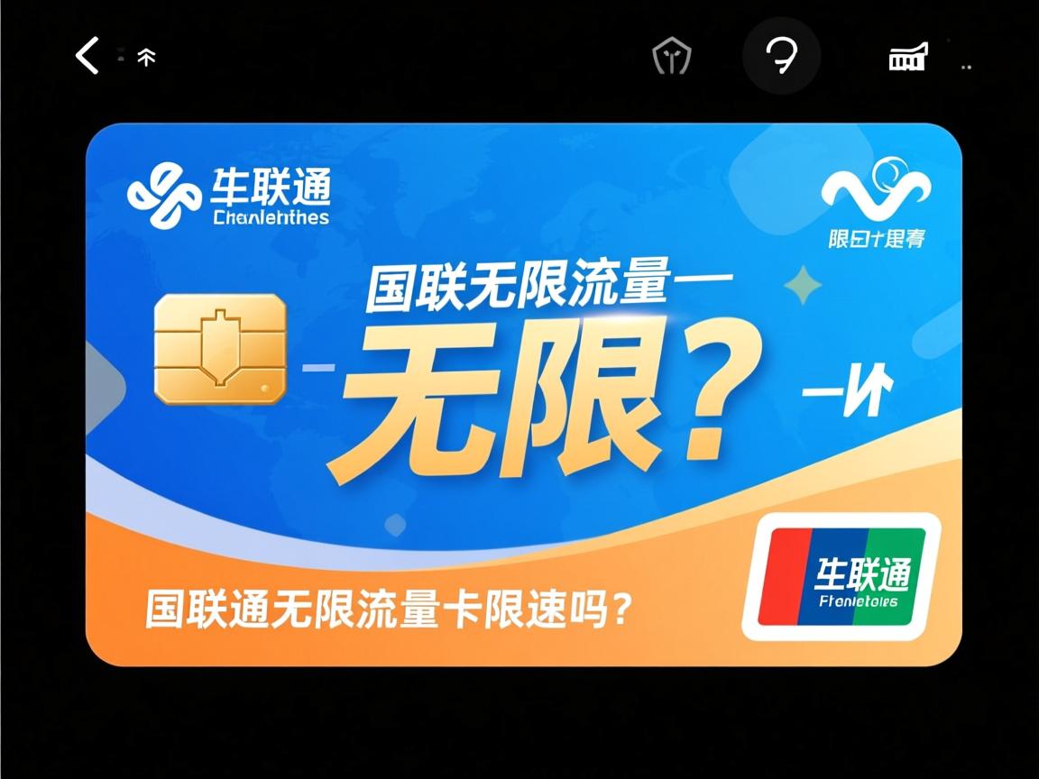 国联通无限流量卡真的无限吗_国联通无限流量卡限速吗？