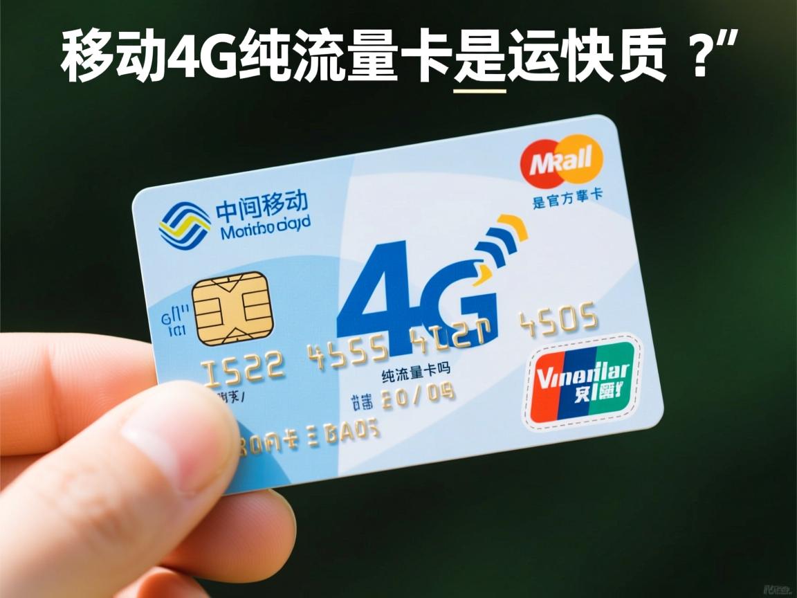 求问大家：移动4g纯流量卡是官方卡吗_网速快吗？