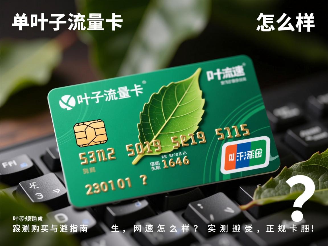 叶子流量卡是正规卡吗，网速怎么样？实测购买与避坑指南