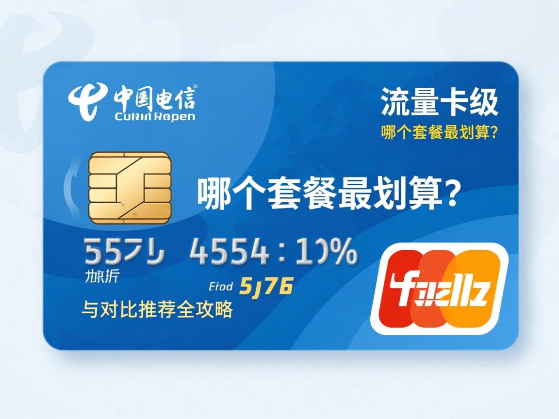 电信流量卡套餐介绍：哪个套餐最划算？办理流程与对比推荐全攻略