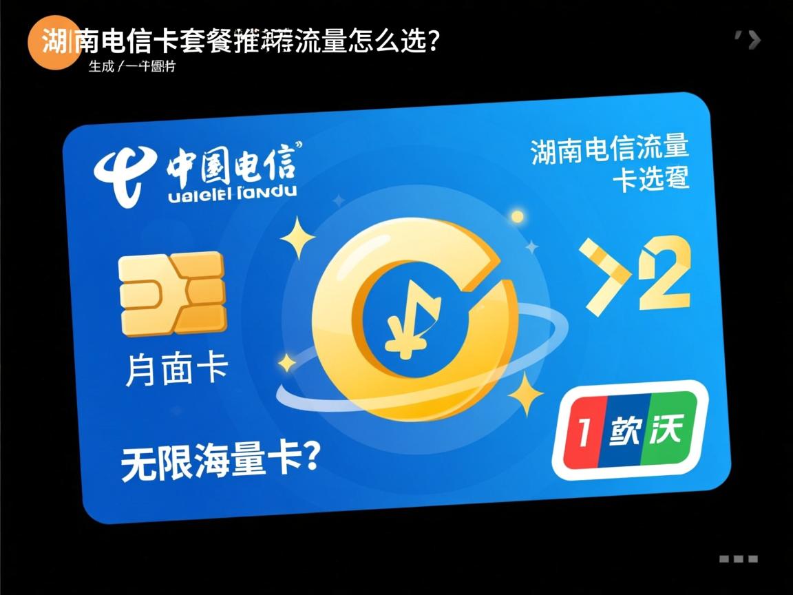 湖南电信流量卡套餐推荐_湖南电信流量卡无限流量怎么选？