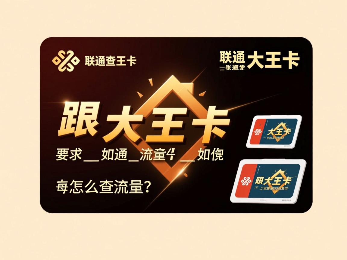 大王卡怎么查流量？_联通大王卡如何查询每日流量使用情况？