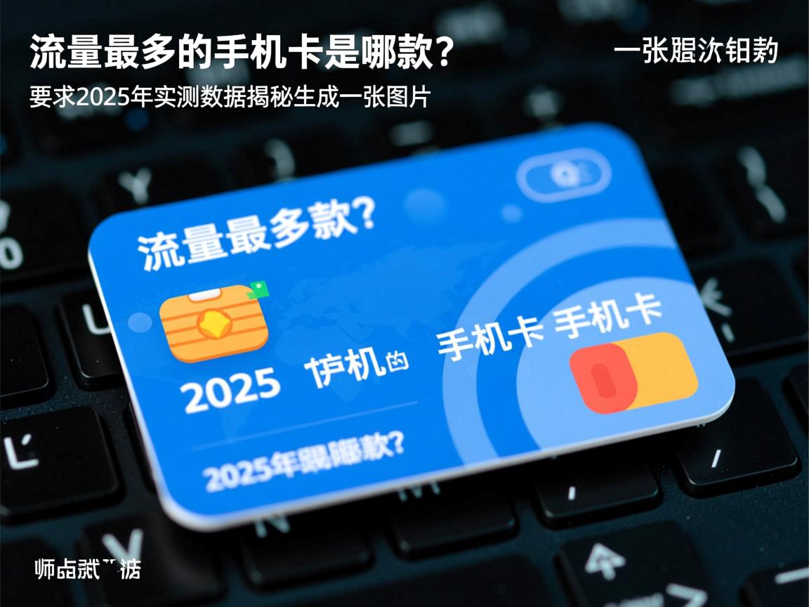 流量最多的手机卡是哪款？2025年实测数据揭秘