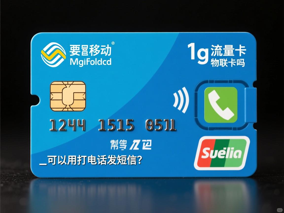移动1g流量卡是物联卡吗_它可以用来打电话发短信吗?
