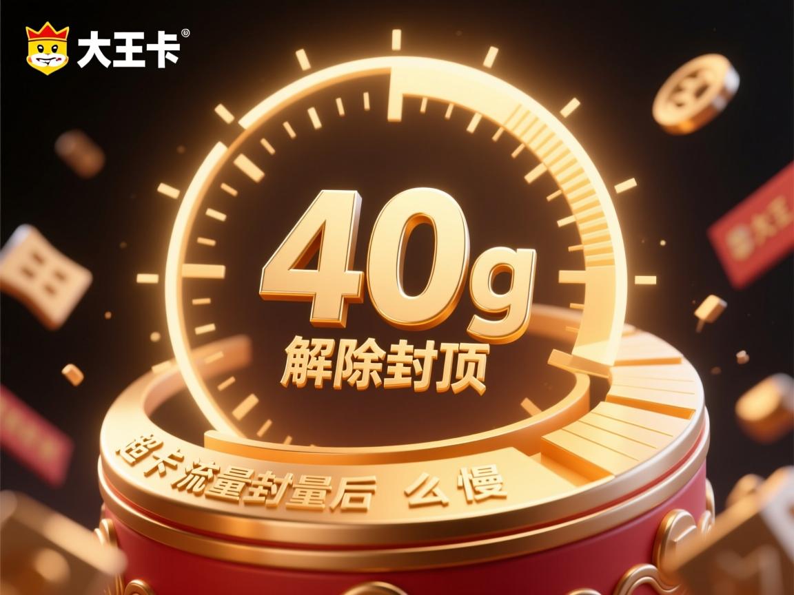 大王卡流量超过40g解除封顶怎么操作_超过40g后网速会变慢吗如何恢复？