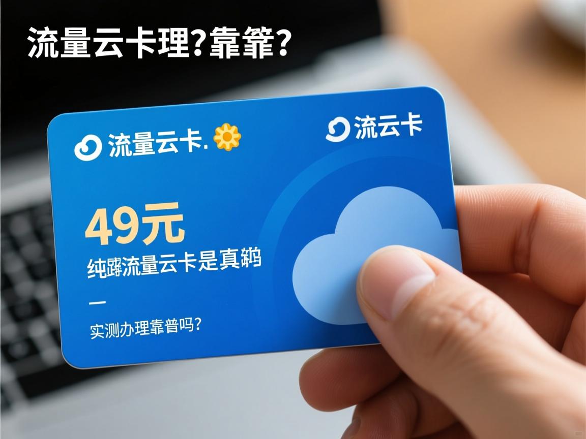 纯流量云卡49元是真的吗怎么办理靠谱吗？实测解析