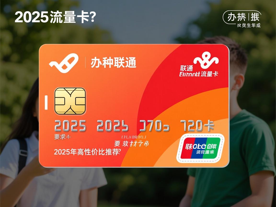 学生党适合办哪种联通流量卡？2025年高性价比推荐