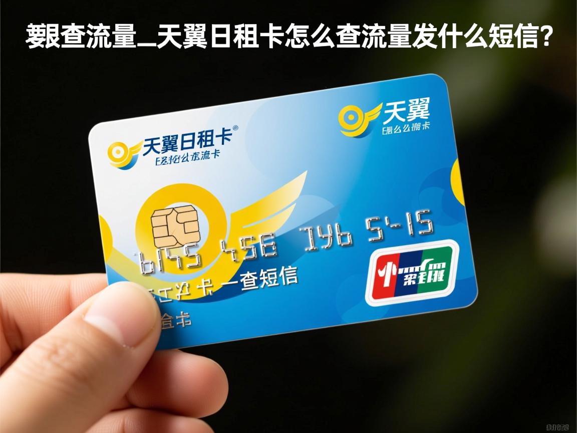 天翼日租卡怎么查流量_天翼日租卡怎么查流量发什么短信？