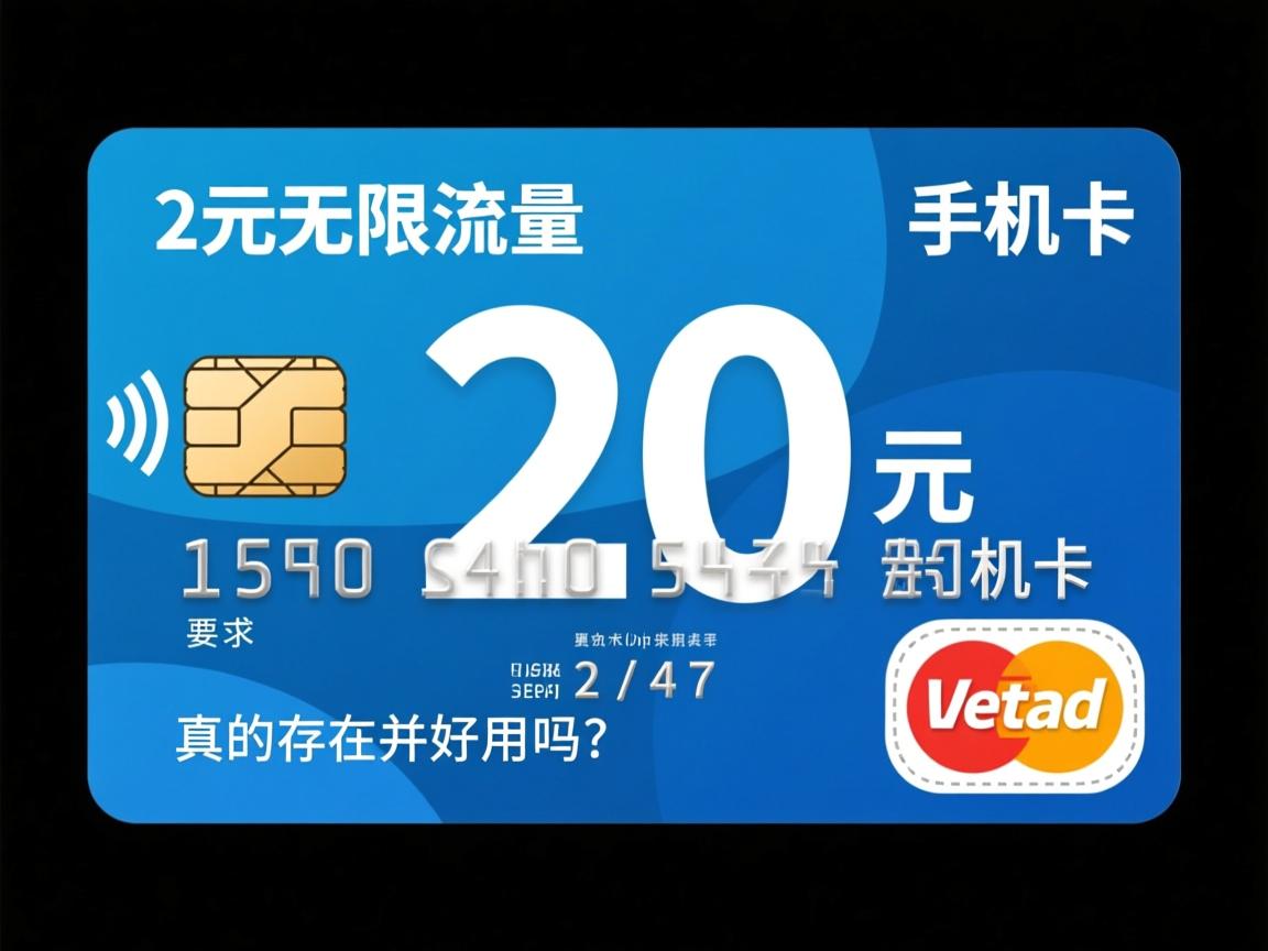 20元无限流量手机卡，真的存在并好用吗？
