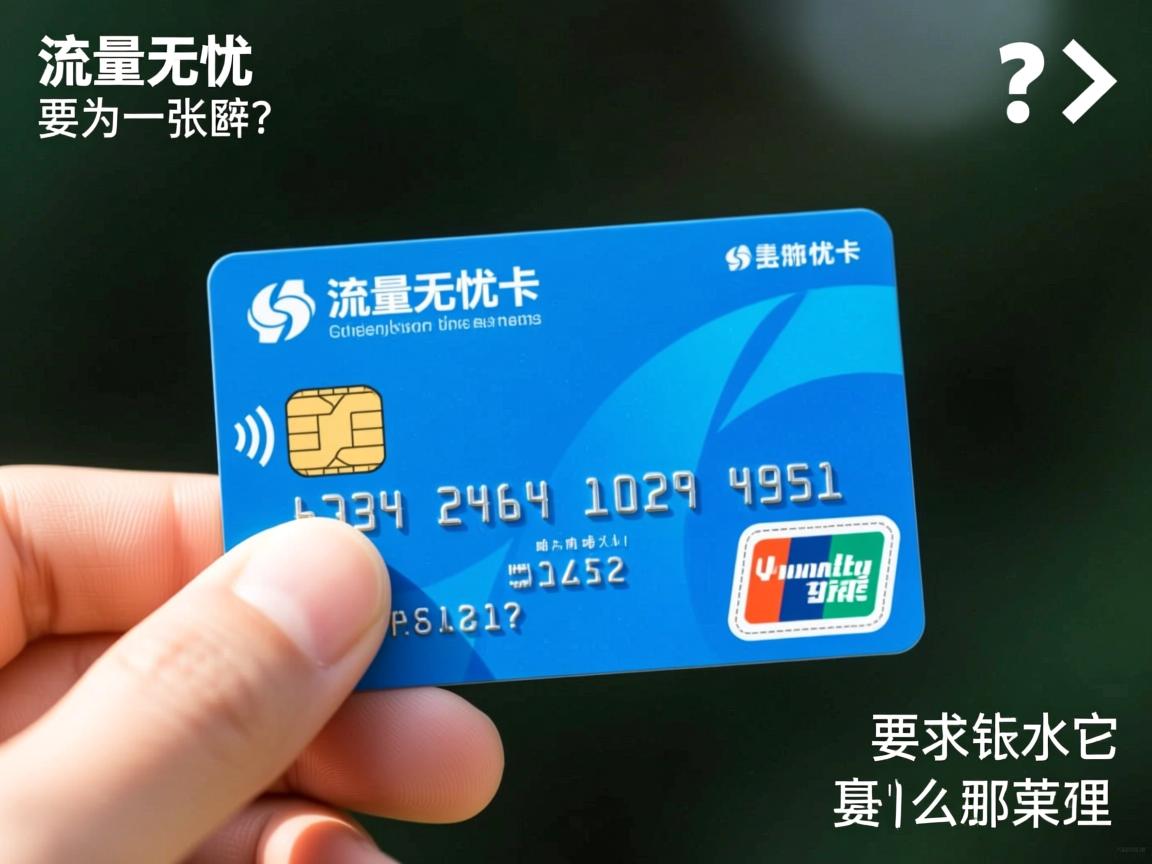 流量无忧卡是什么意思，它真的能让你流量无忧吗？办理时需要避开哪些坑？