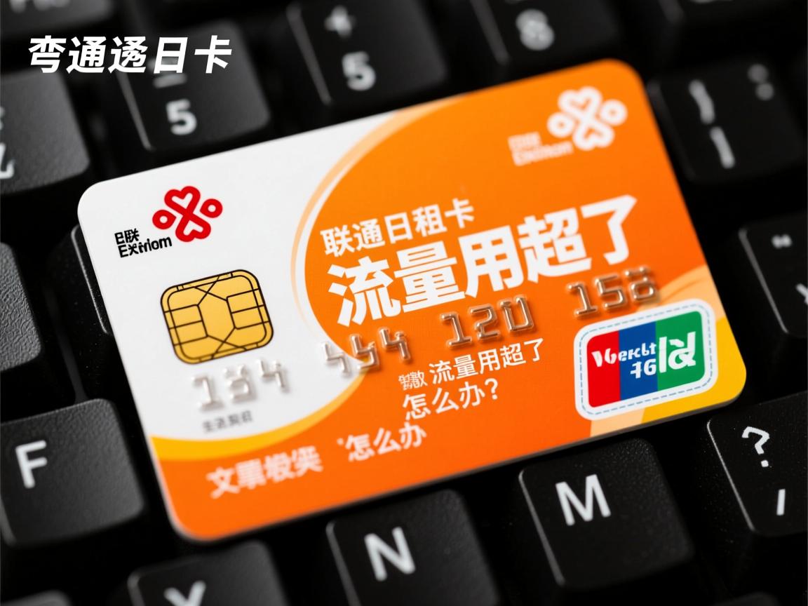 联通日租卡流量用超了怎么办？