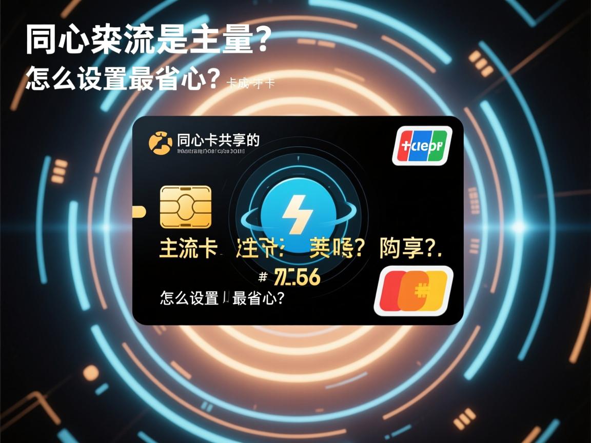 同心卡流量和主卡是共享的吗？怎么设置最省心？
