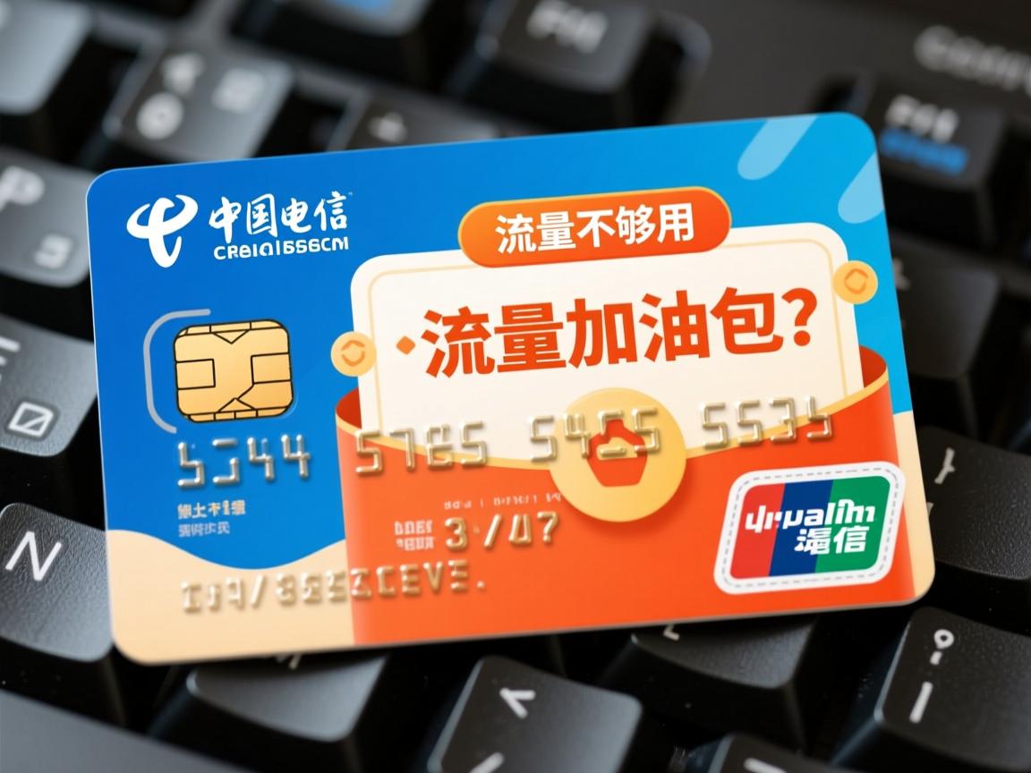 电信卡流量不够用，如何办理流量加油包？