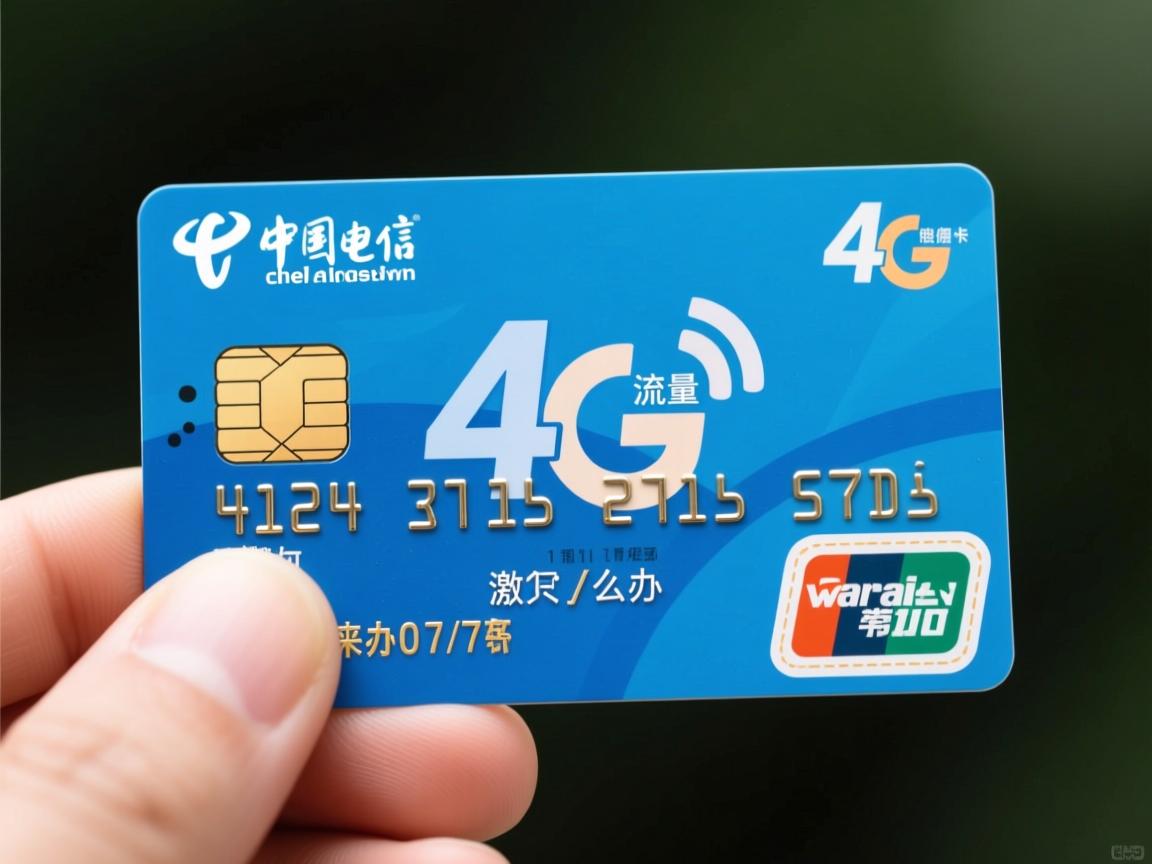 电信4g流量卡激活程序具体步骤？_激活不了怎么办？