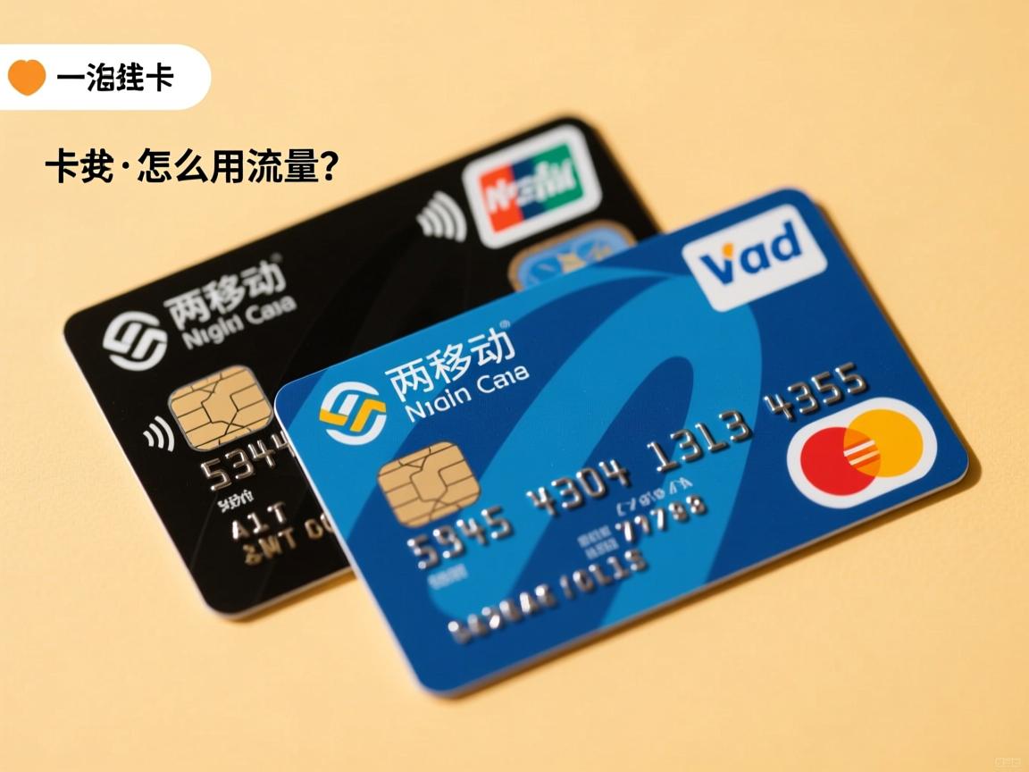 两张移动卡怎么用流量？
