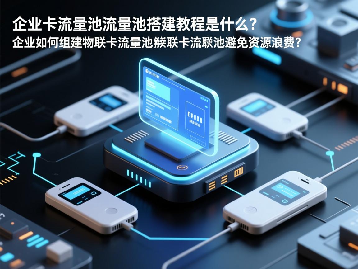 物联卡流量池搭建教程是什么？企业如何组建物联卡流量池避免资源浪费？