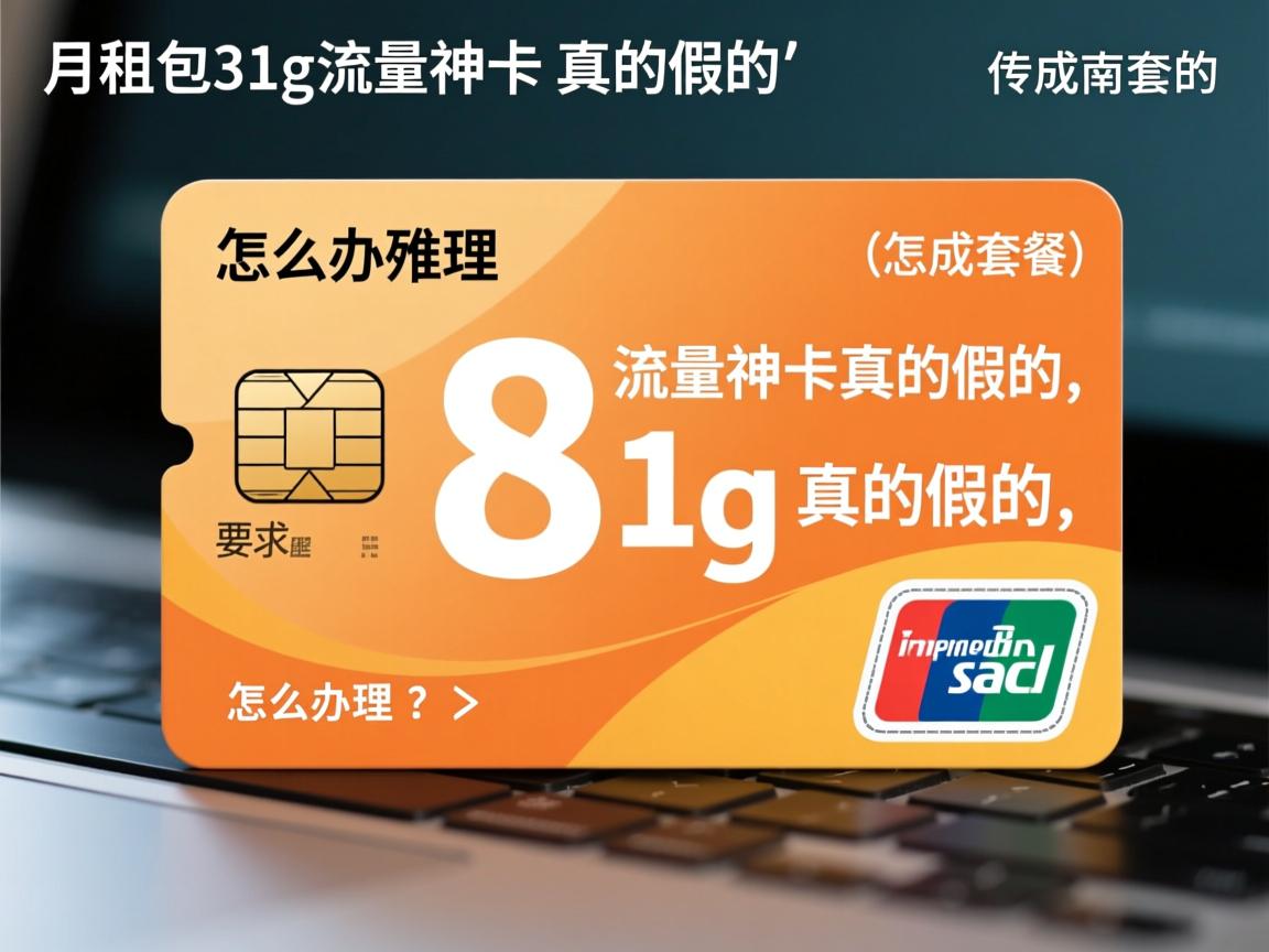 8元月租包31g流量神卡真的假的,怎么办理,是哪家运营商的套餐？