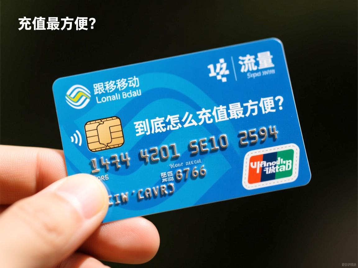 移动流量卡到底怎么充值最方便？