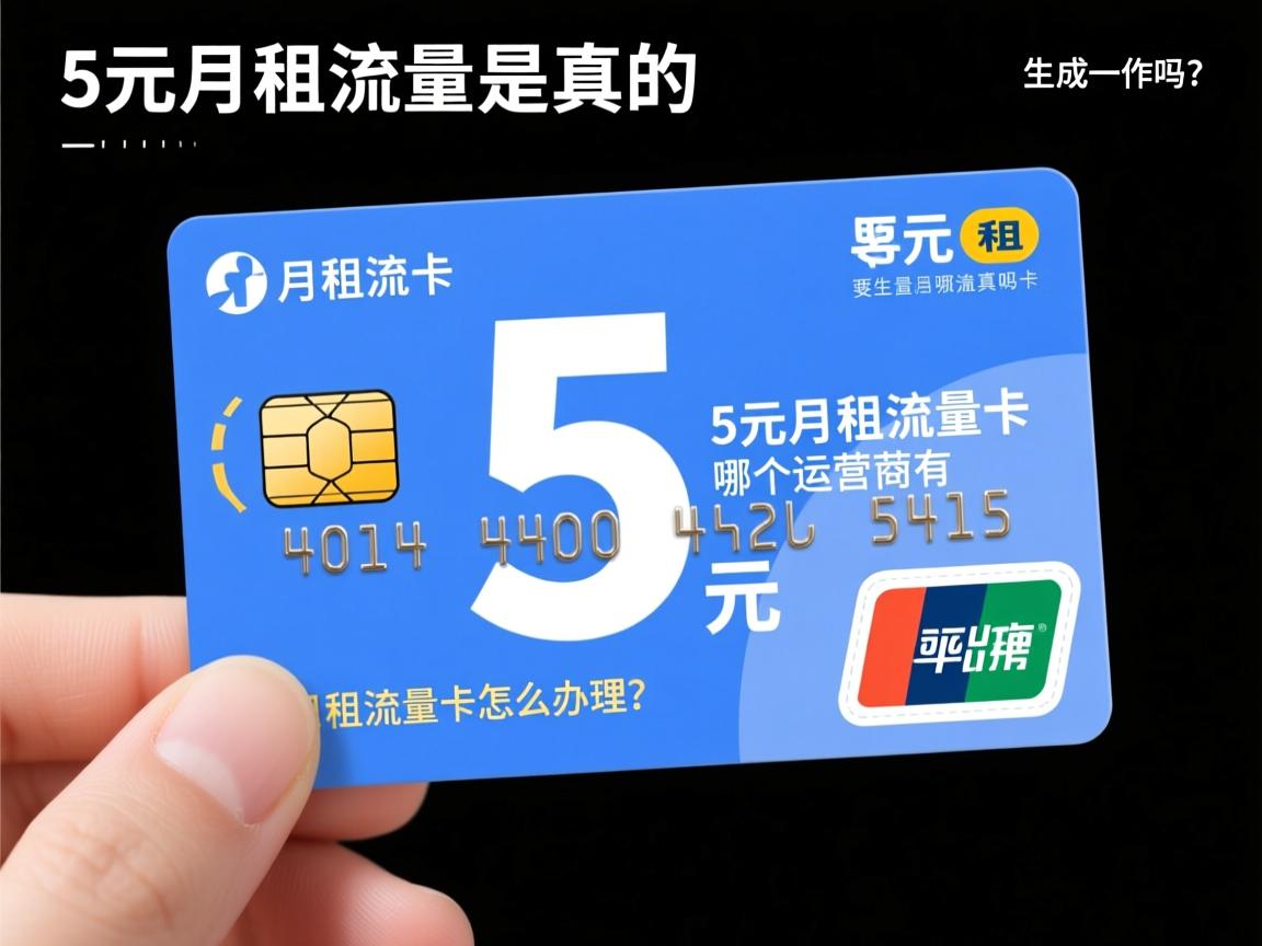 5元月租流量卡是真的吗,5元月租流量卡哪个运营商有,5元月租流量卡怎么办理？