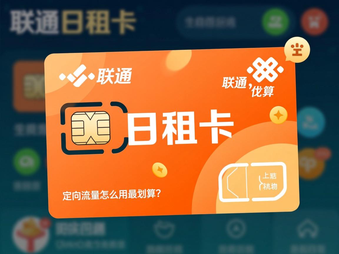 联通日租卡的定向流量怎么用最划算?