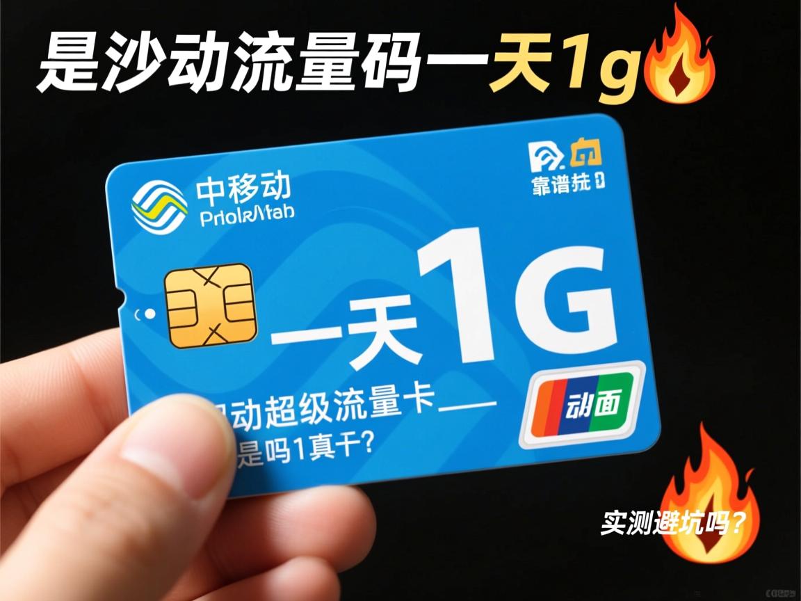 移动超级流量卡一天1g是真的吗_靠谱吗？实测避坑指南🔥