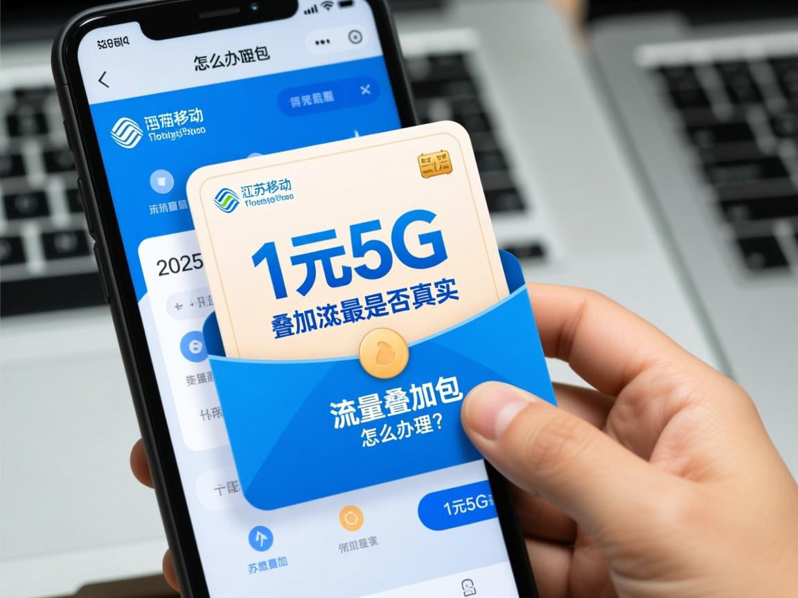 江苏移动流量叠加包怎么办理？1元5G流量是否真实，2025年最新攻略