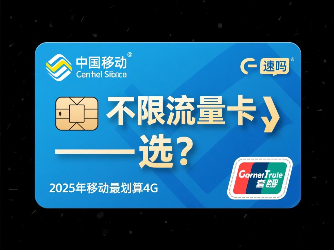 国移动不限流量卡限速吗_2025年移动最划算4g套餐怎么选？