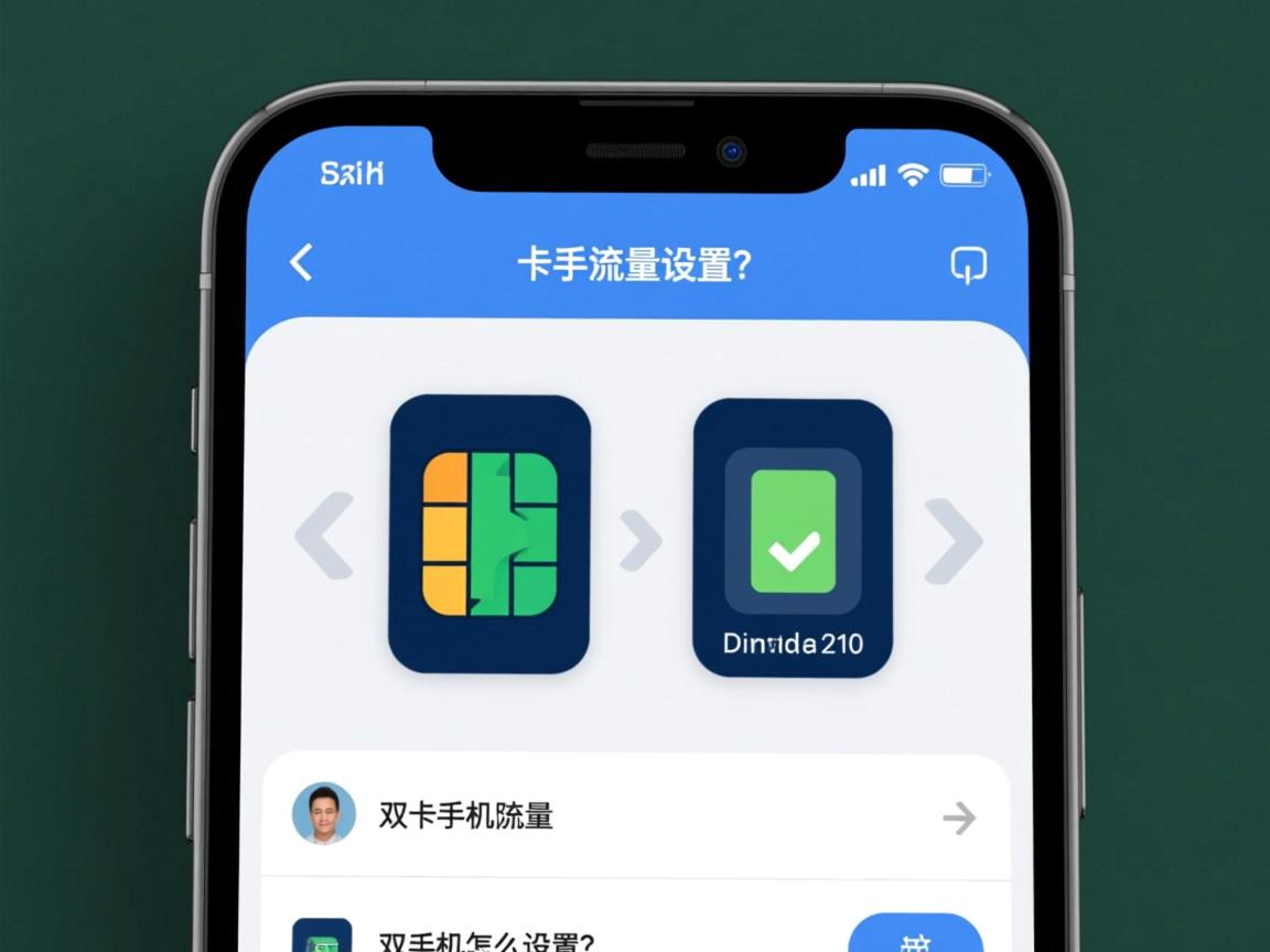 双卡手机流量怎么设置？