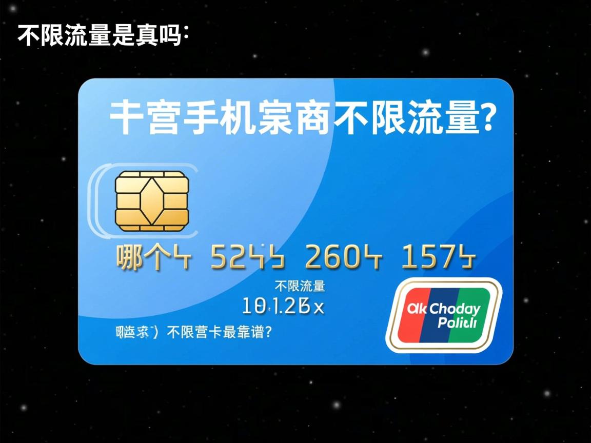 不限流量手机卡是真的吗_哪个运营商的不限流量卡最靠谱？