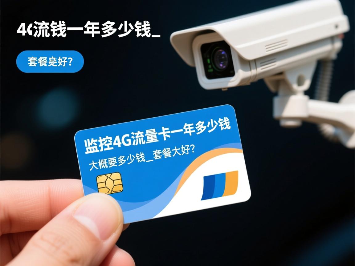 监控4g流量卡一年多少钱？大概要多少钱_套餐哪家好？