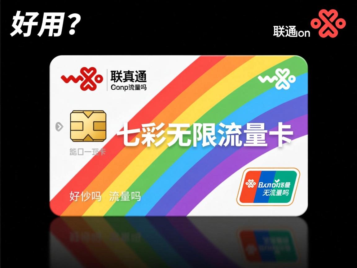 联通七彩无限流量卡是真的无限流量吗，好用吗？