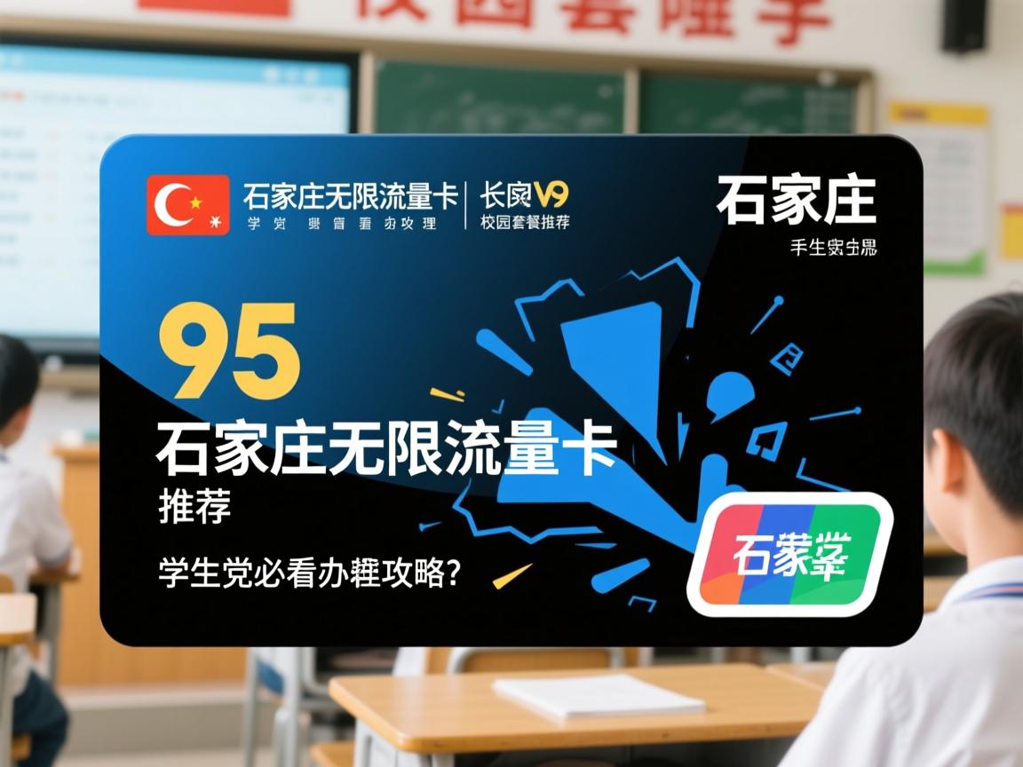 石家庄无限流量卡校园套餐推荐？学生党必看办理攻略