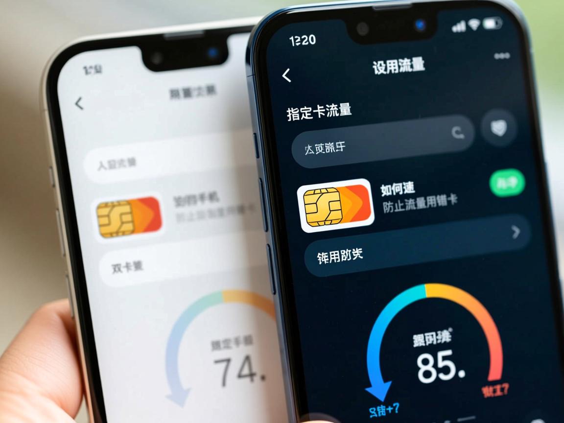 双卡手机怎么设置指定卡用流量，如何防止流量用错卡，设置后网速变慢怎么办？