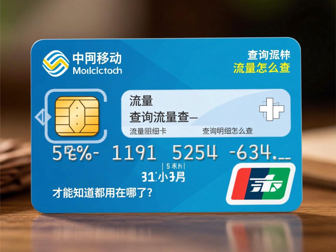 移动卡查询流量怎么查_流量明细怎么查才能知道都用在哪了？