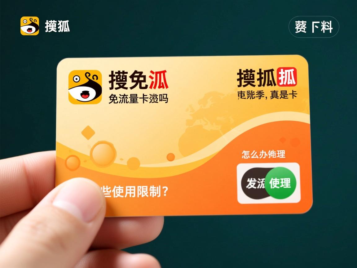 搜狐免流量卡是真的吗,怎么办理,有哪些使用限制? 搜狐免流量卡是真的吗,怎么办理,有哪些使用限制?