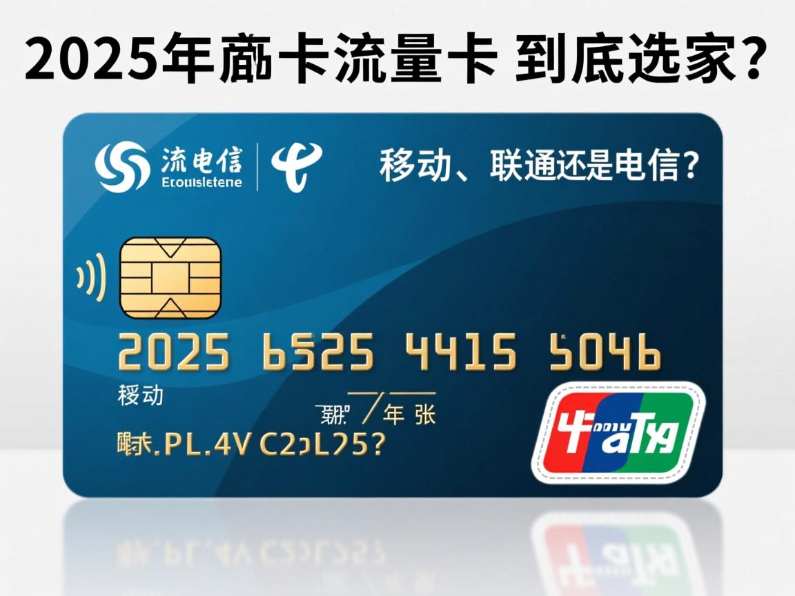 2025年流量卡到底选哪家？移动、联通还是电信？