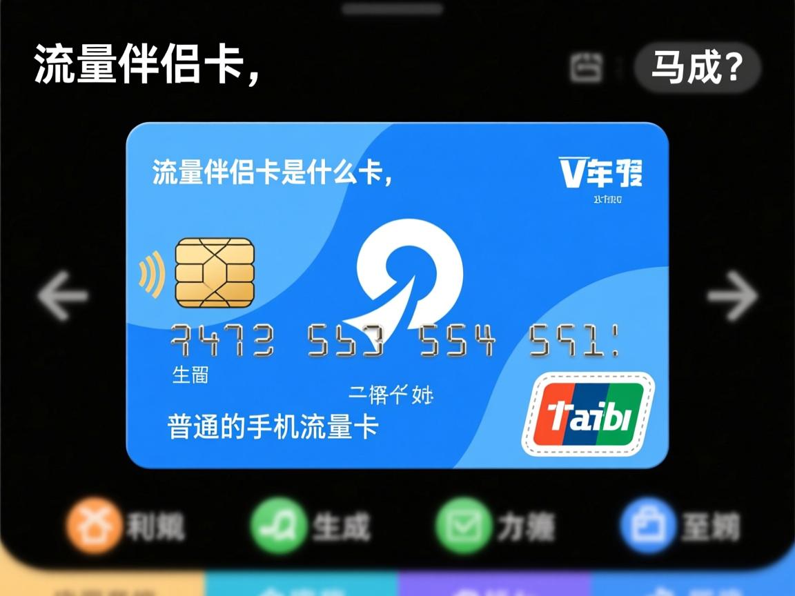 流量伴侣卡是什么卡，它和普通的手机流量卡有什么区别？