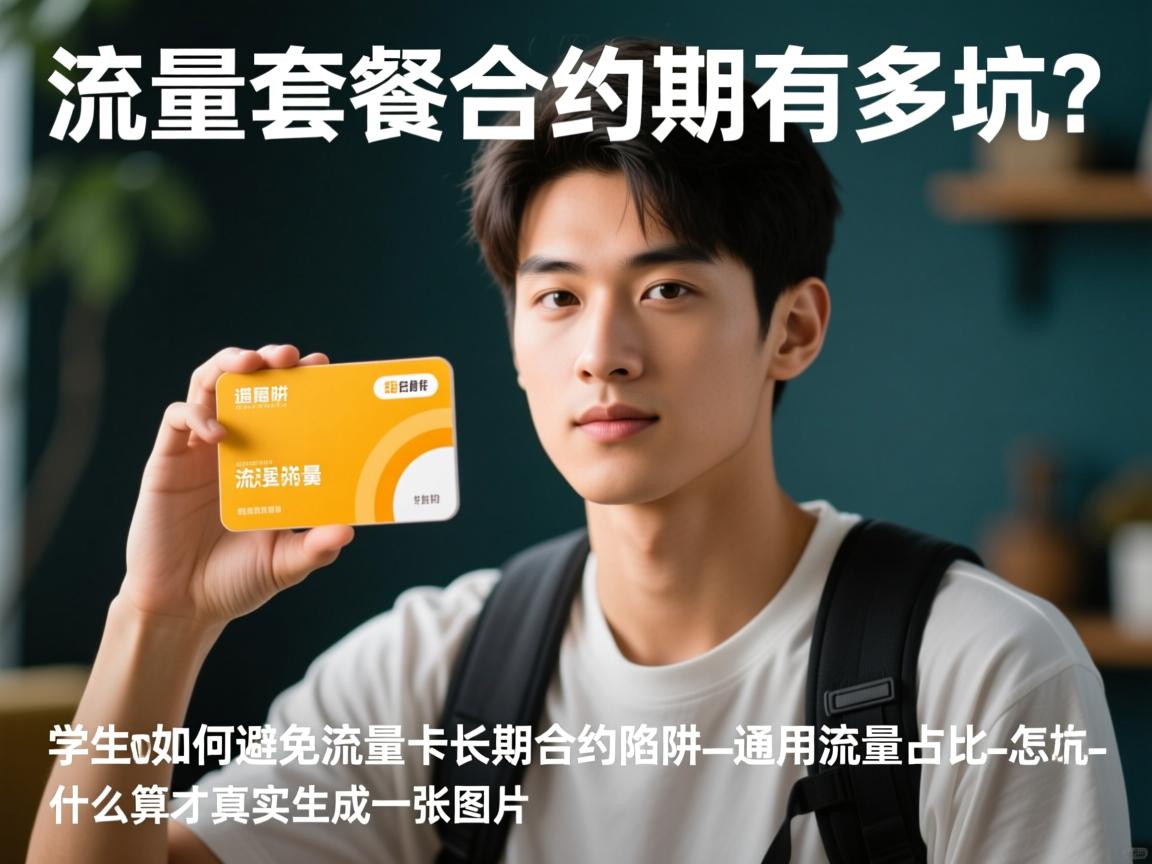 卡流量套餐合约期有多坑？学生党如何避免流量卡长期合约陷阱_通用流量占比怎么算才真实