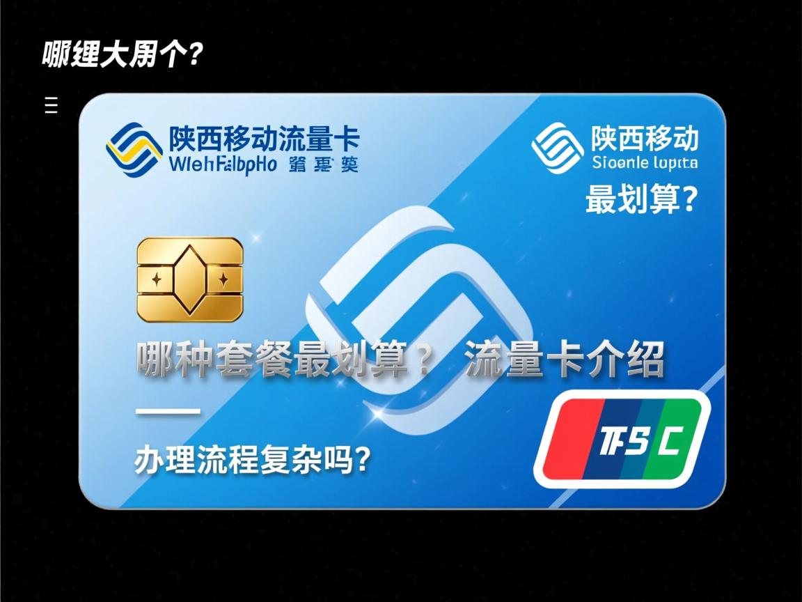 陕西移动流量卡介绍_哪种套餐最划算？办理流程复杂吗？