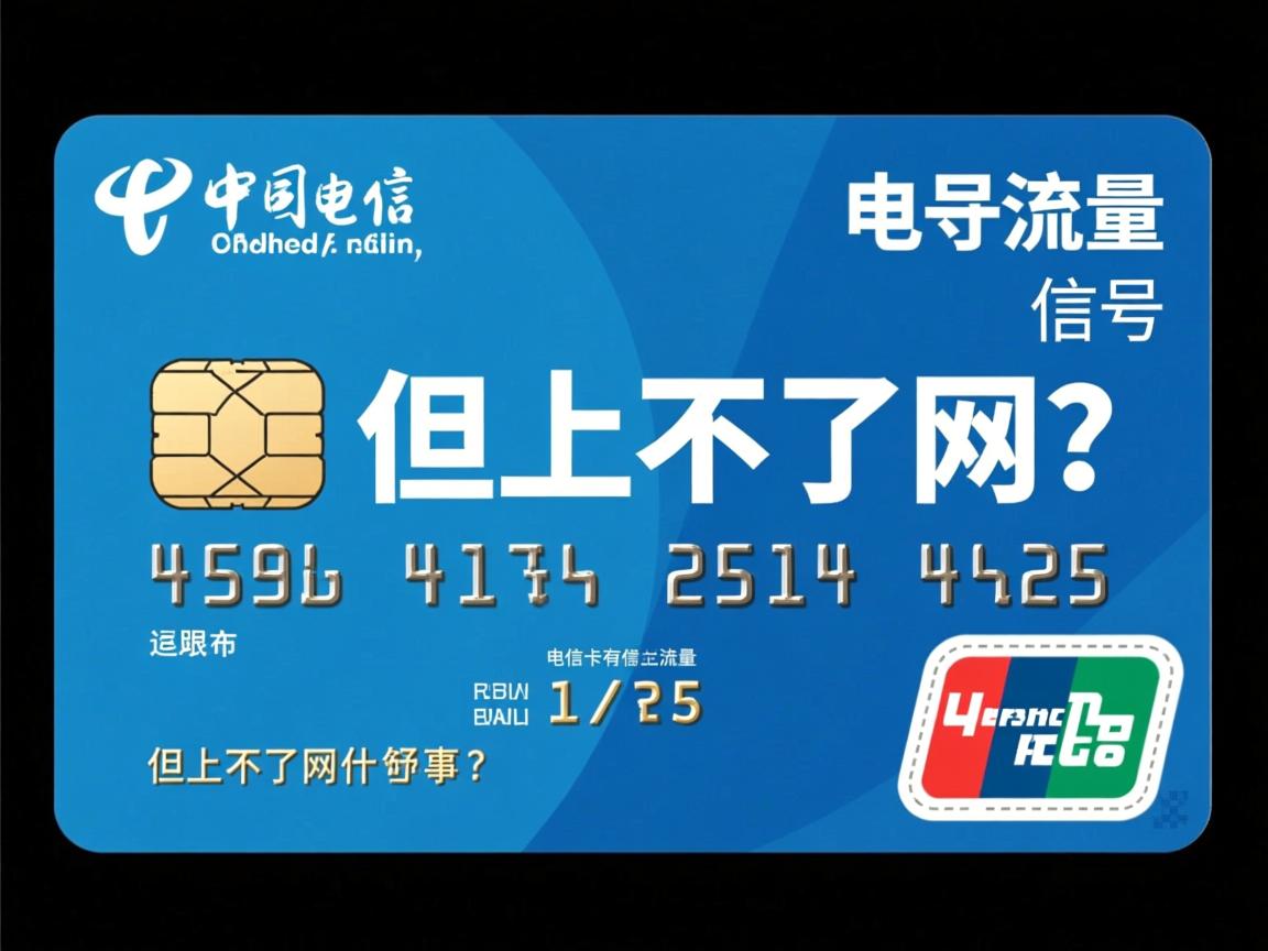 电信卡用不了流量_电信卡有信号但是上不了网是怎么回事？