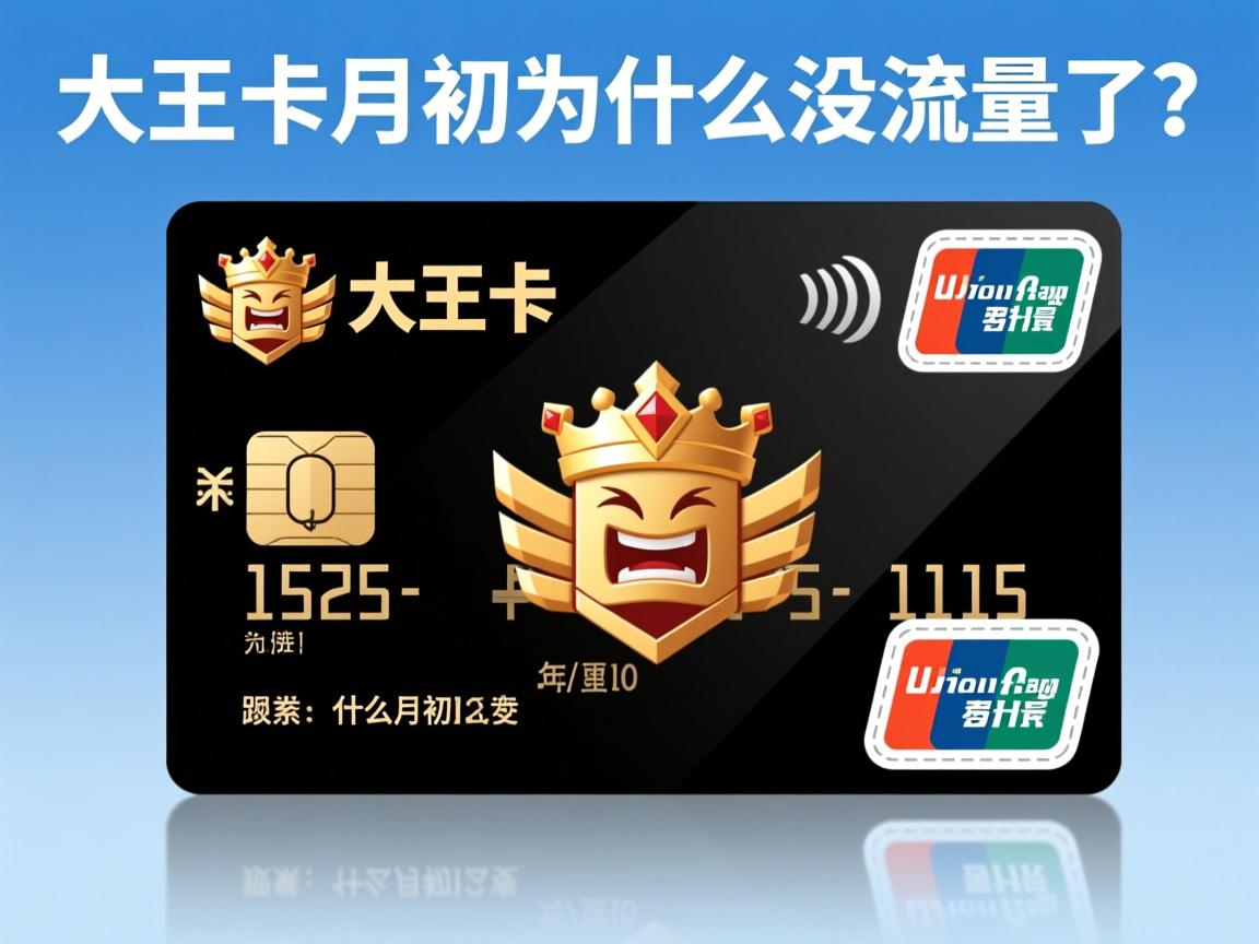 大王卡月初为什么没流量了？