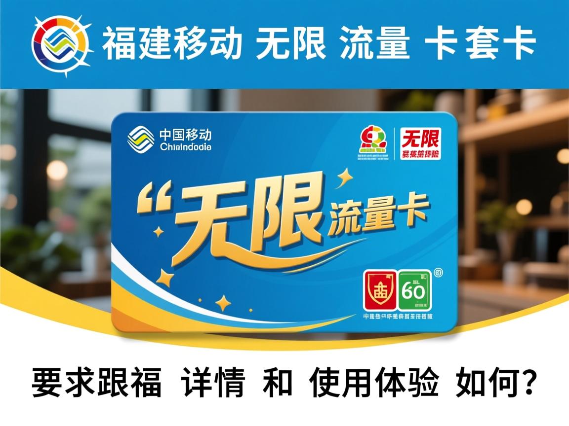 福建移动无限流量卡套餐详情和使用体验如何？