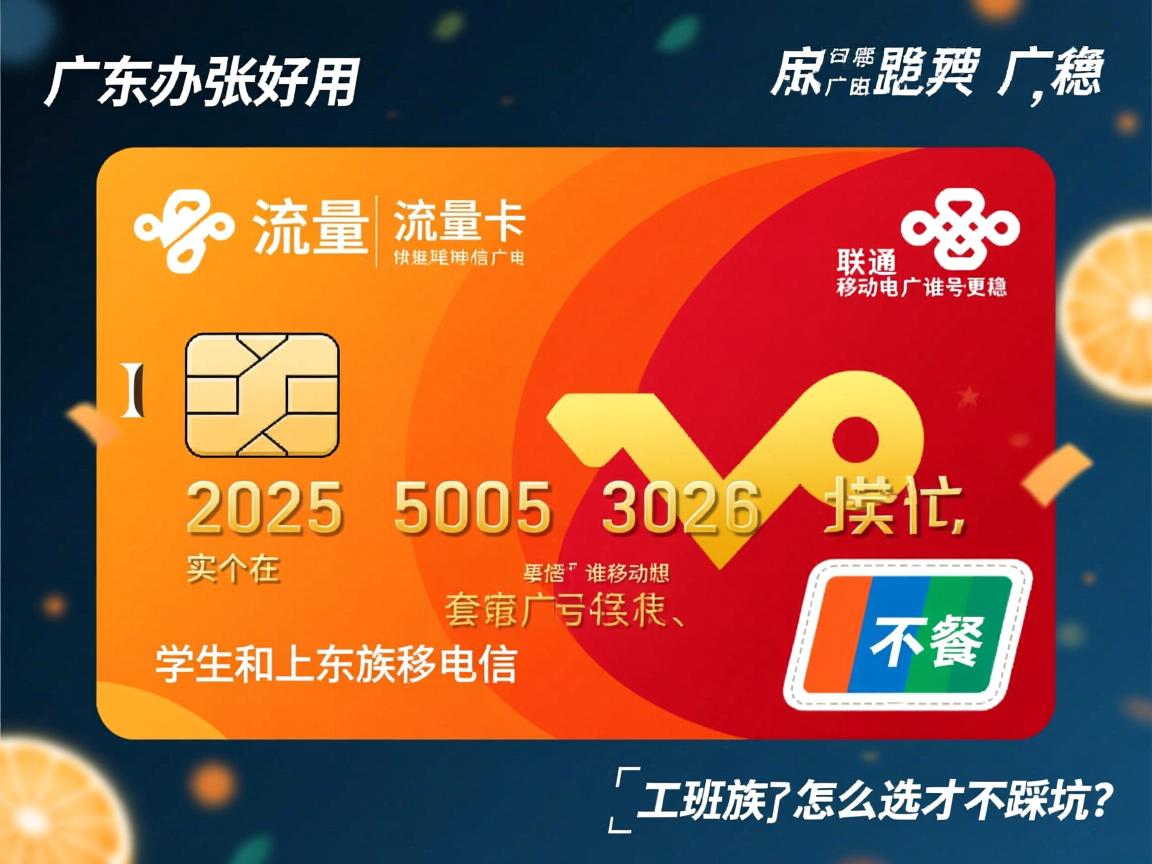 在广东想办张好用的流量卡，2025年联通移动电信广电谁家信号更稳、套餐更实在，学生和上班族该怎么选才不踩坑？_6