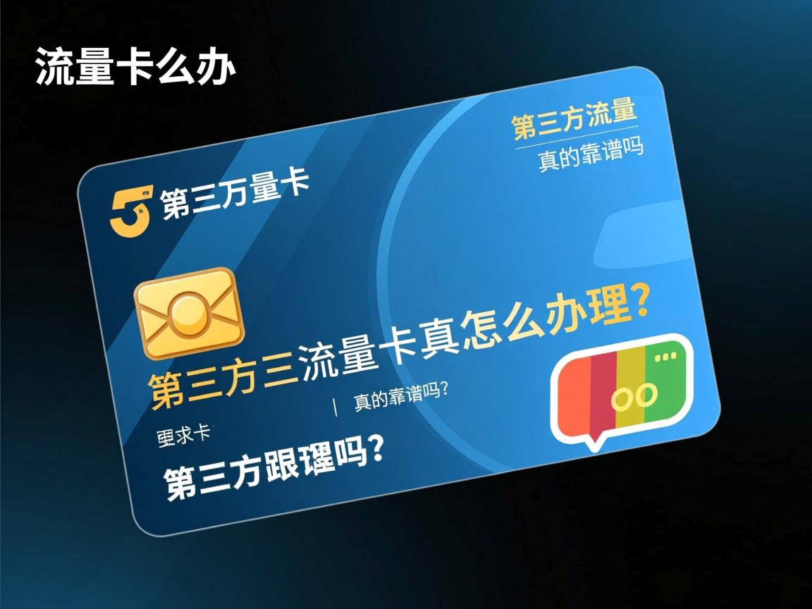 靠谱的第三方流量卡怎么办理？第三方流量卡真的靠谱吗？
